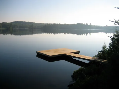 Vue d’un plan d’eau